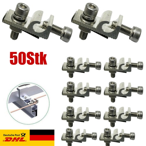 50stk erdungsklemme alu - 50stk,