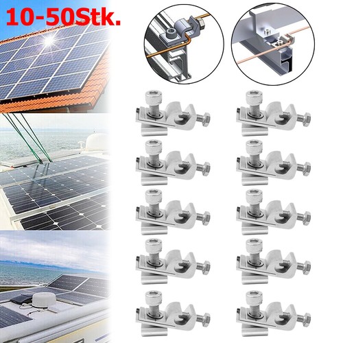 50x alu erdungsklemme pv - erdungsklemme,