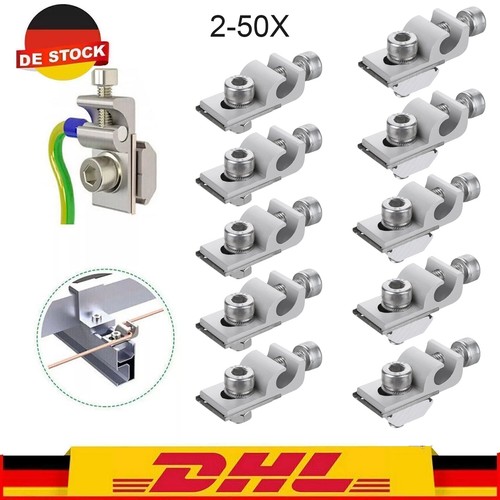 50x solar erdungsklemme alu - solar,