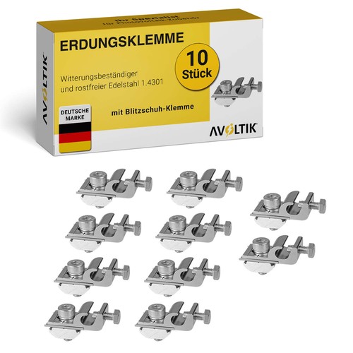 Set erdungsklemme - 10,