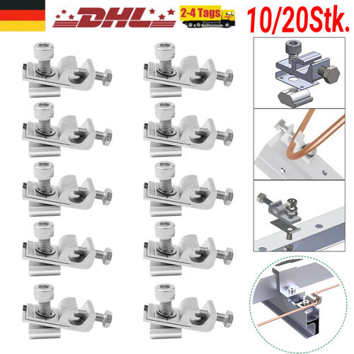 20stk erdungsklemme alu - 10/20stk.,